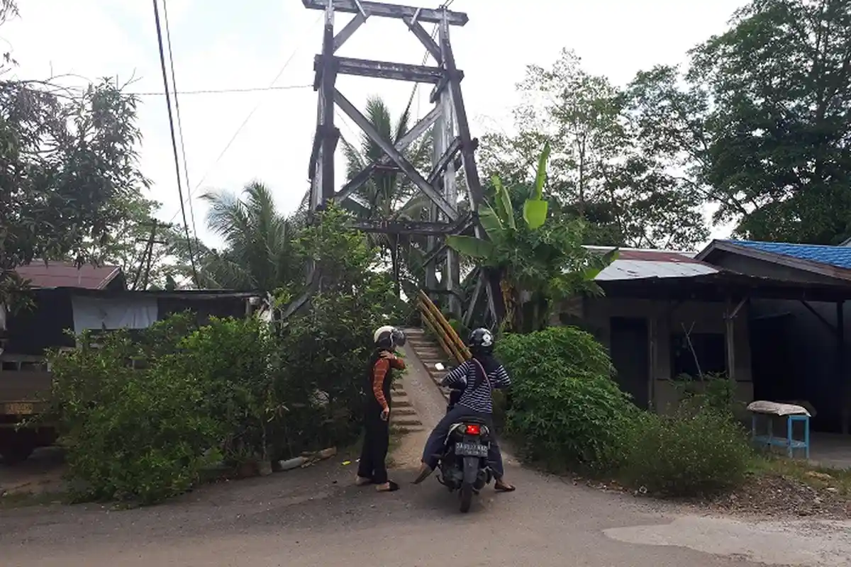 Jembatan Pangkalan Murung Pudak  Diresmikan di Hari Jadi Tabalong ke-54, Habiskan Biaya Rp 7 Miliar