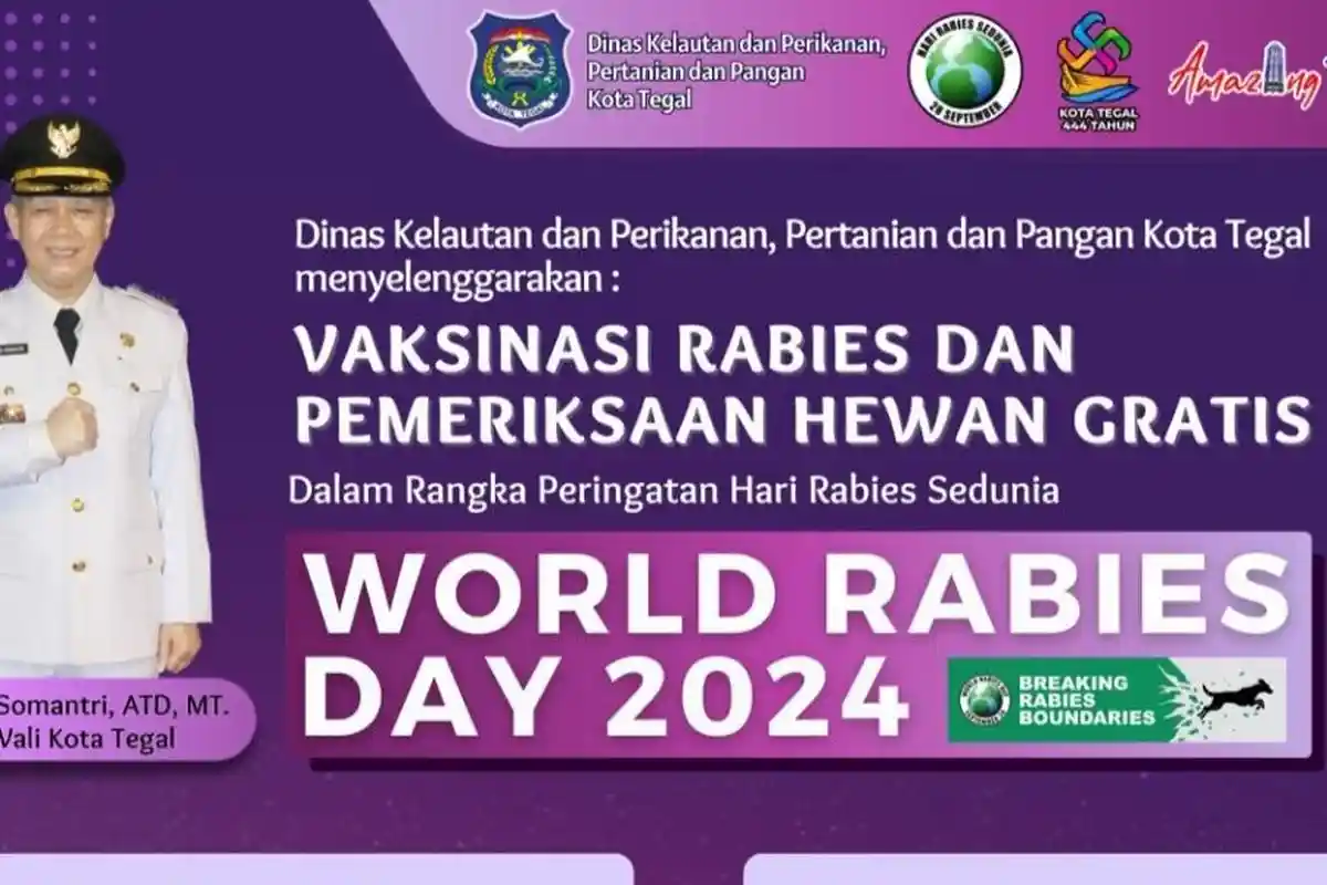 Dapatkan Vaksin Rabies Gratis di Puskeswan Kota Tegal, Tersedia 200 Dosis, Begini Caranya