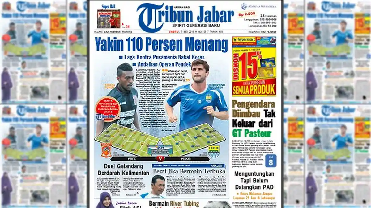 Persib Yakin 110 Persen Menang