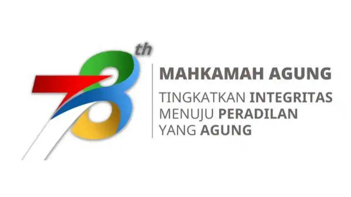 Link Download Logo HUT ke-78 Mahkamah Agung 2023 Lengkap Tema Tahun Ini