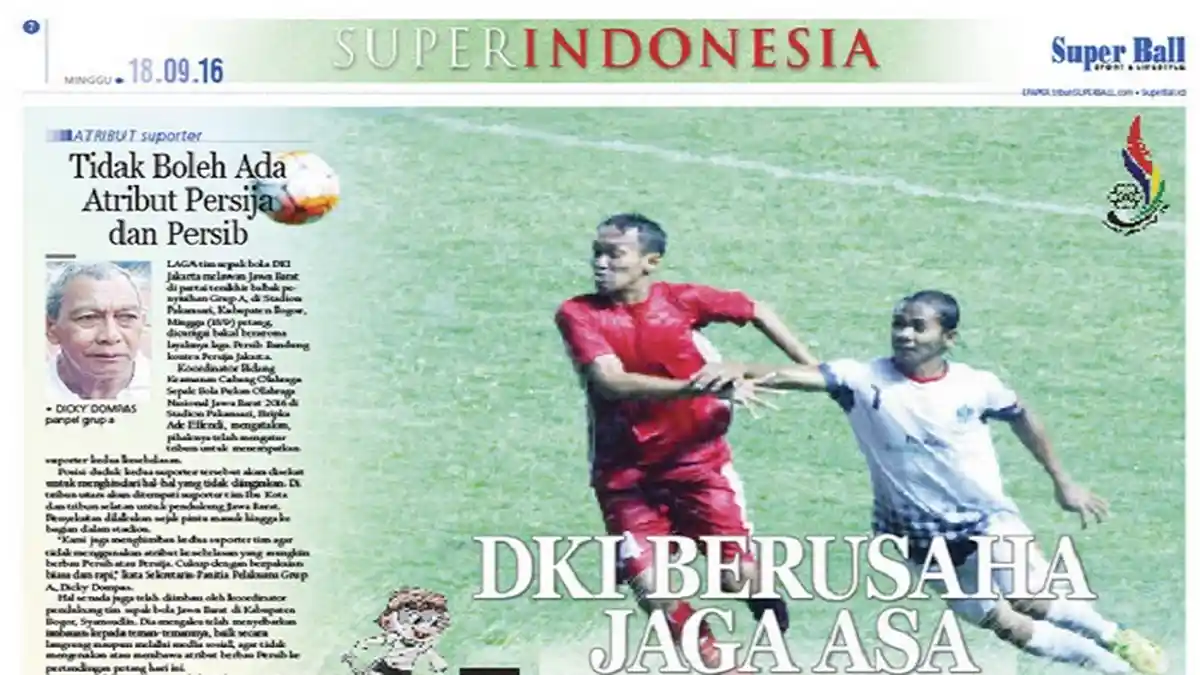 Tim Sepak Bola DKI Jakarta Tetap Berusaha Menjaga Harapan