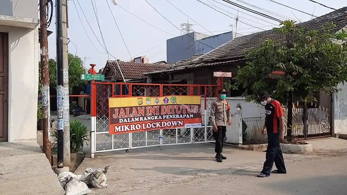 33 Warga Positif Covid-19, Perumahan Villa Mutiara Gading 1 Bekasi Terapkan Mikro Lockdown
