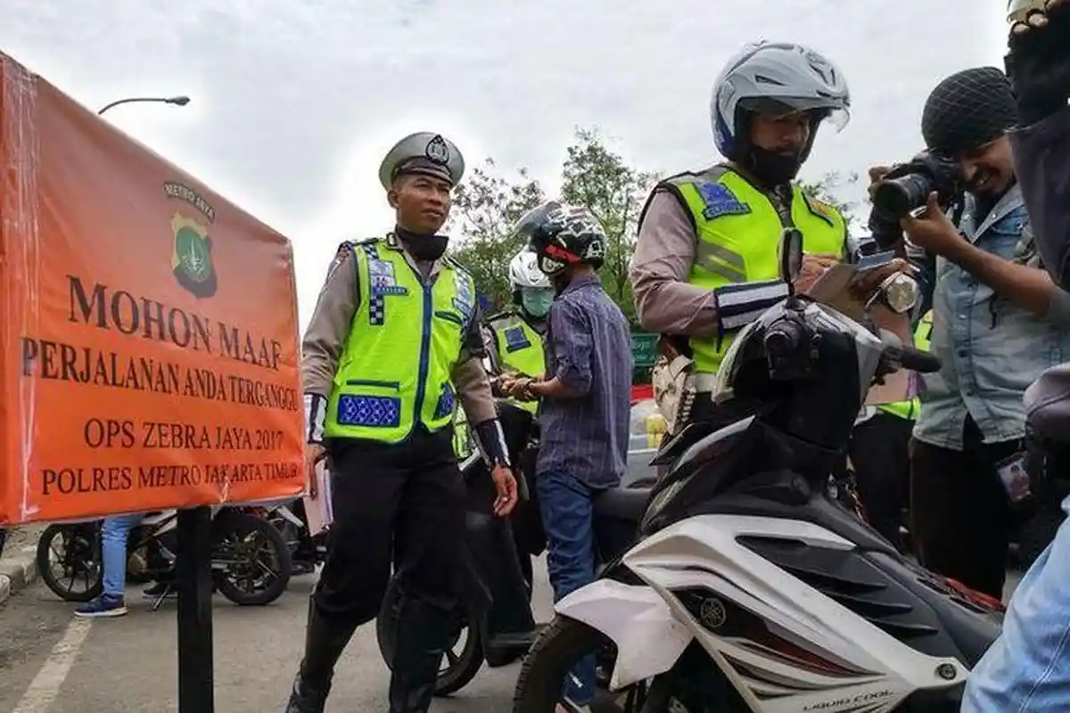Jumlah Kendaraan yang Ditilang pada Operasi Zebra 2018 Turun Dibanding Tahun Lalu