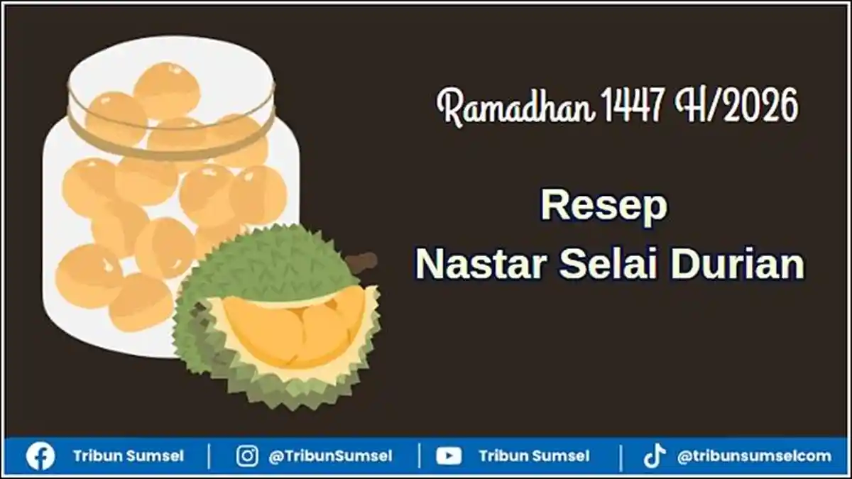 Resep Nastar Selai Durian, Sajian Lebaran Idul Fitri 2026, Rasa Khas Lumer di Mulut
