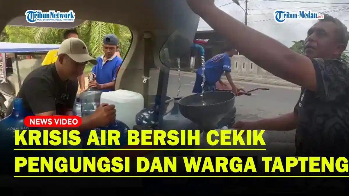 NASIB Warga Tapteng Krisis Air Bersih, Kini Terpaksa Beli Air Rp 1.000 Per Jeriken