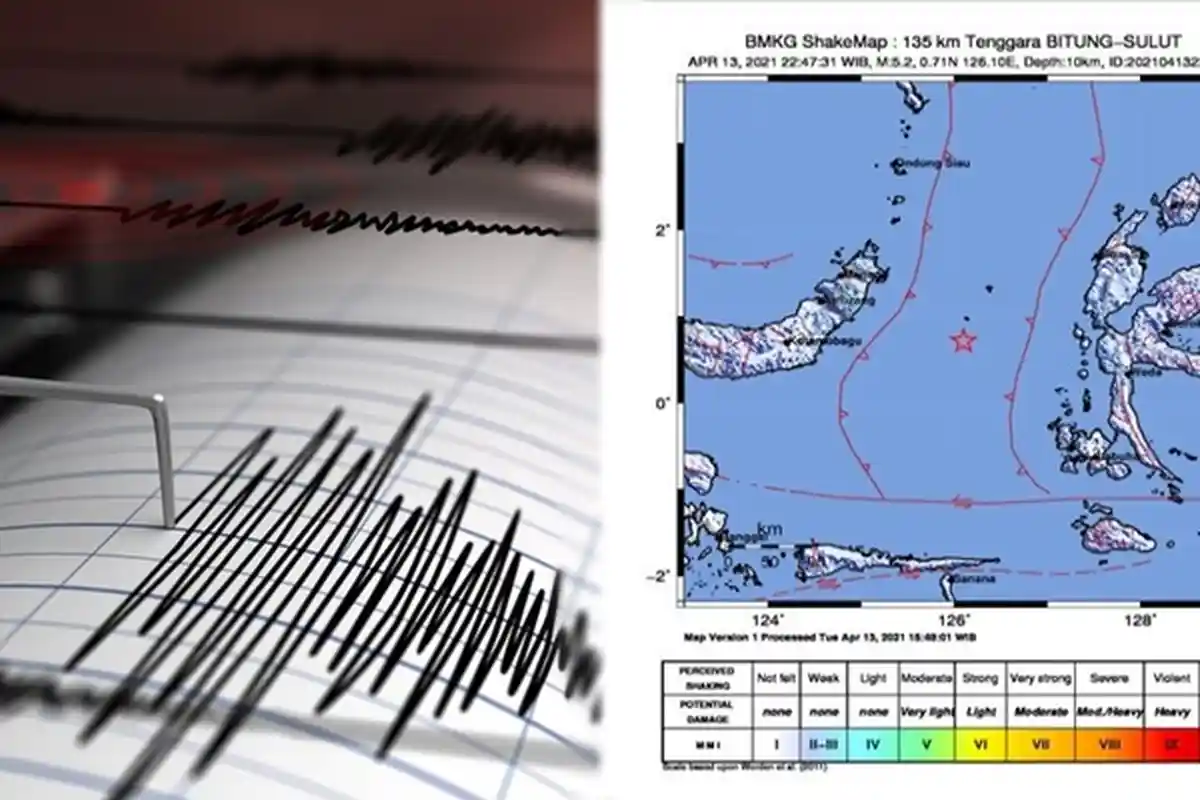 Info Gempa Terkini BMKG Kamis (13/05/21), Berikut Ini Magnitudo dan Pusat Gempa