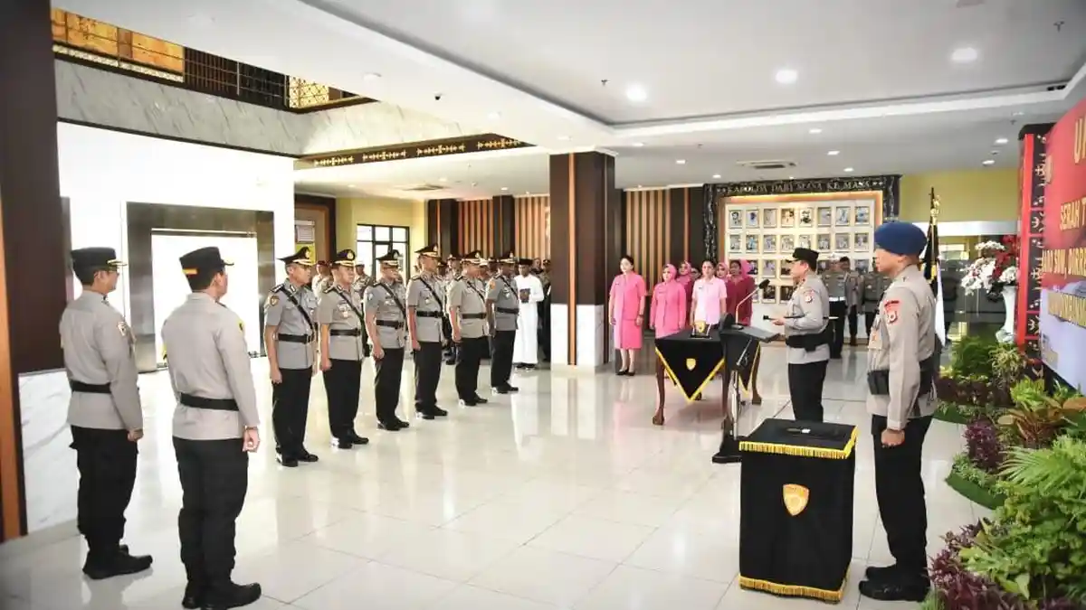 Pimpin Sertijab Sejumlah PJU, Kapolda Maluku Tekankan Pentingnya Kolaborasi