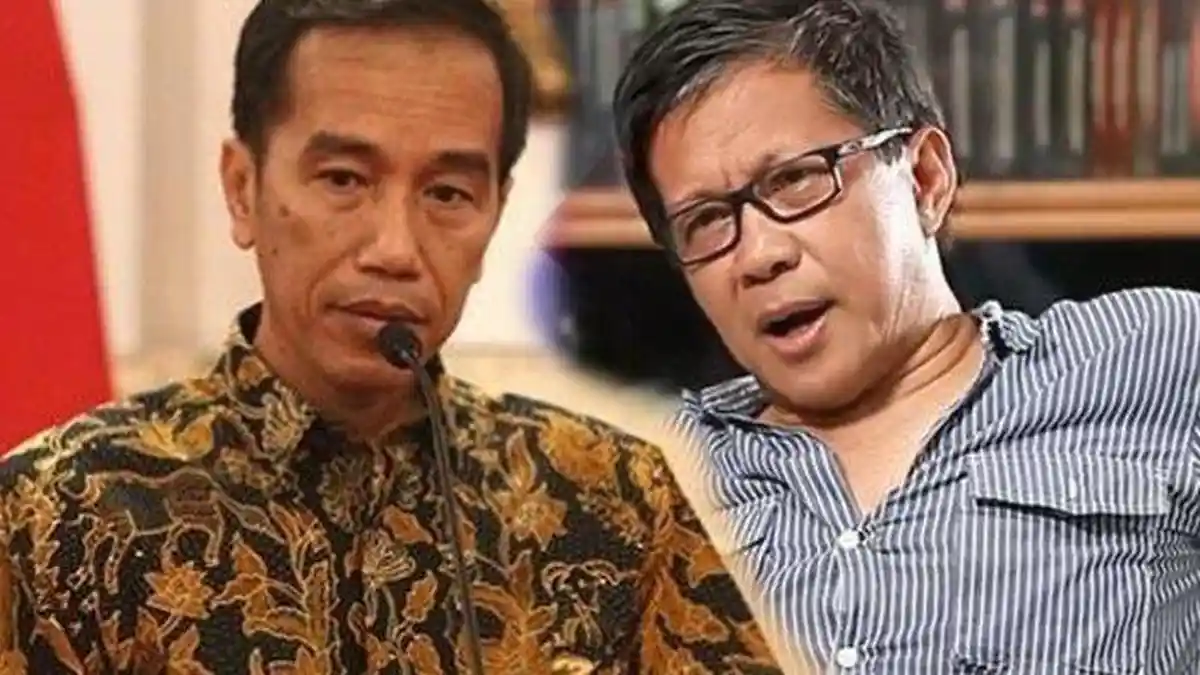 Tuding Jokowi Sengaja Pancing Kerumunan di Maumere, Rocky Gerung : Dramatis tapi Akibatnya Tragis