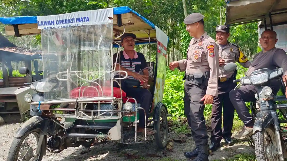 Pastikan Kamtibmas Kondusif, Polsek kotarih Pendekatan Humanis Kepada Warga