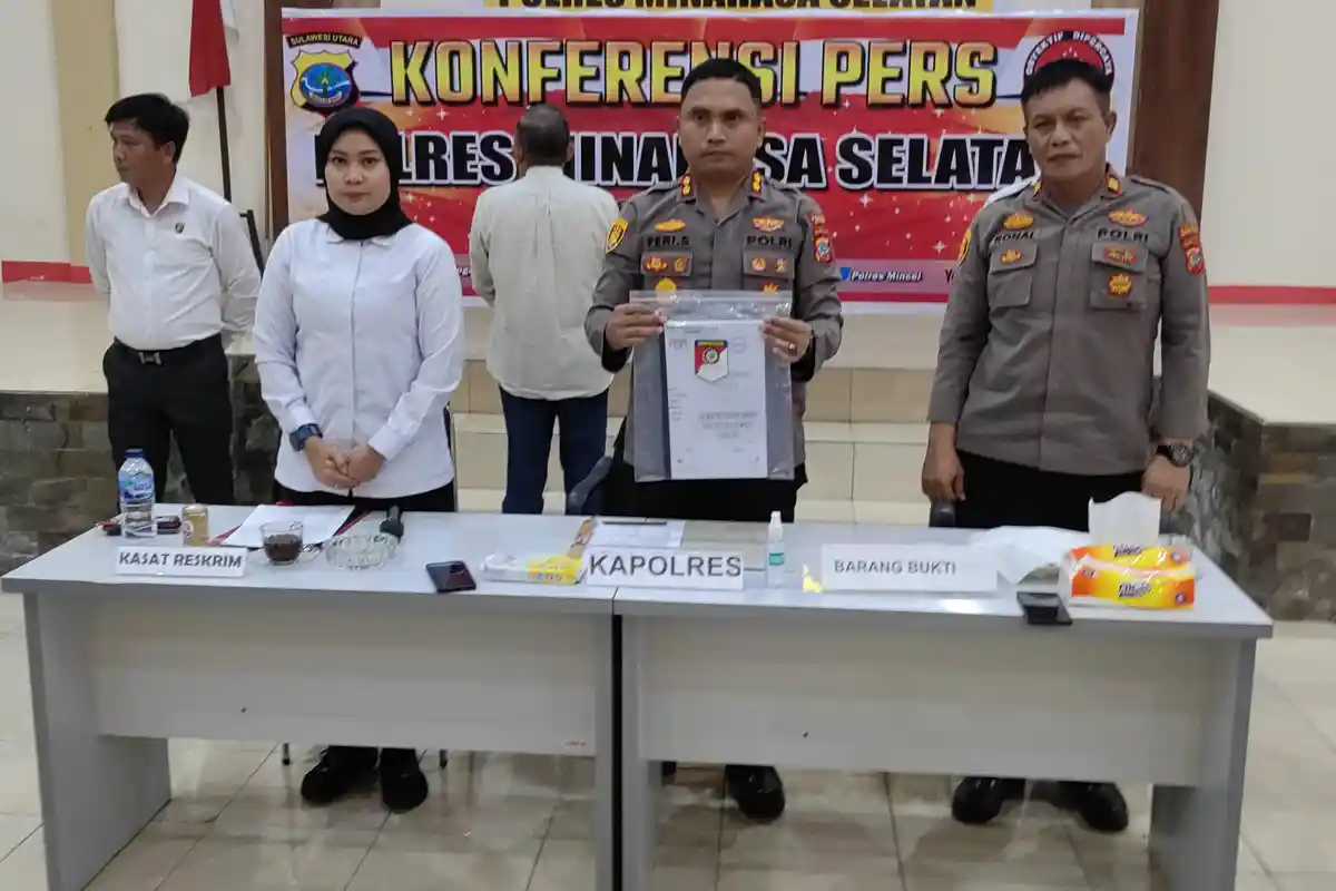 BREAKING NEWS Polres Minsel Sulut Tetapkan 2 Tersangka Korupsi Dana Penyertaan Modal ke PDAM