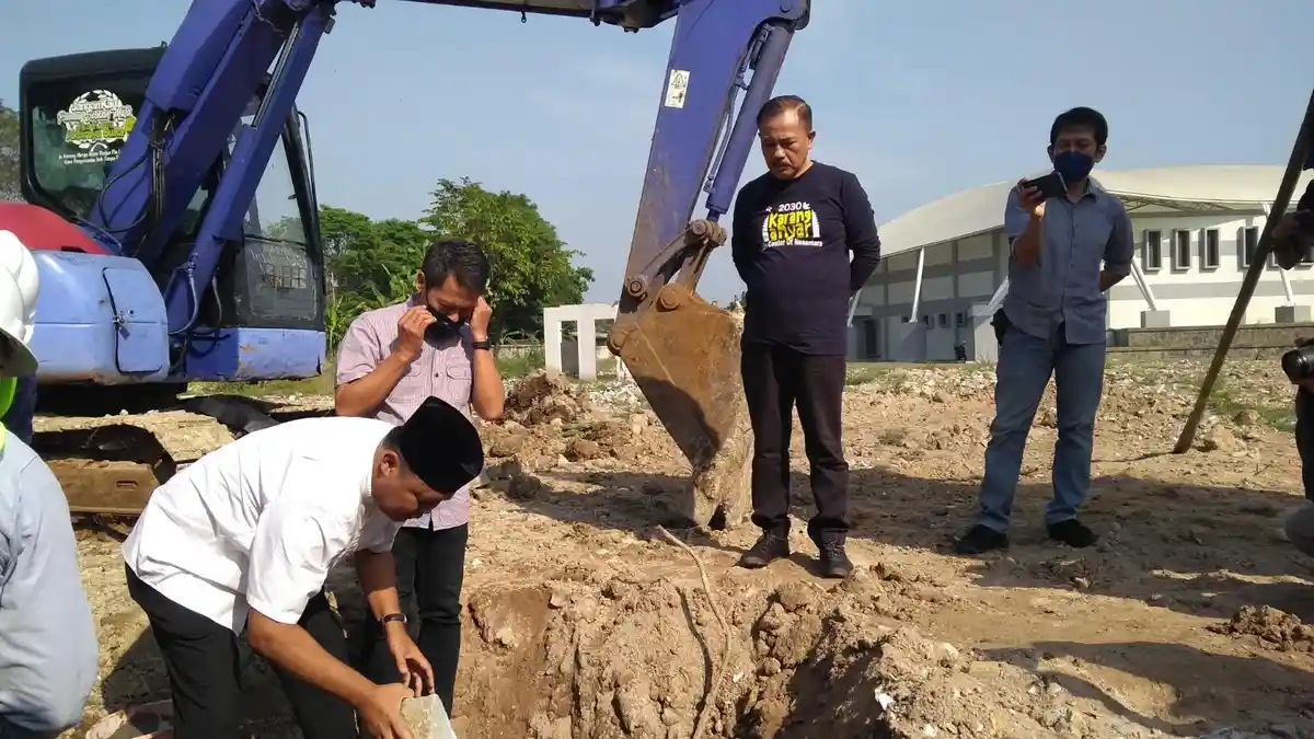 Pembangunan Gedung Kebudayaan Karanganyar Senilai Rp 17,6 Miliar Dimulai