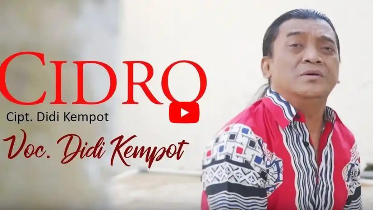 Chord Gitar Cidro - Didi Kempot, Lengkap dengan Video Klipnya