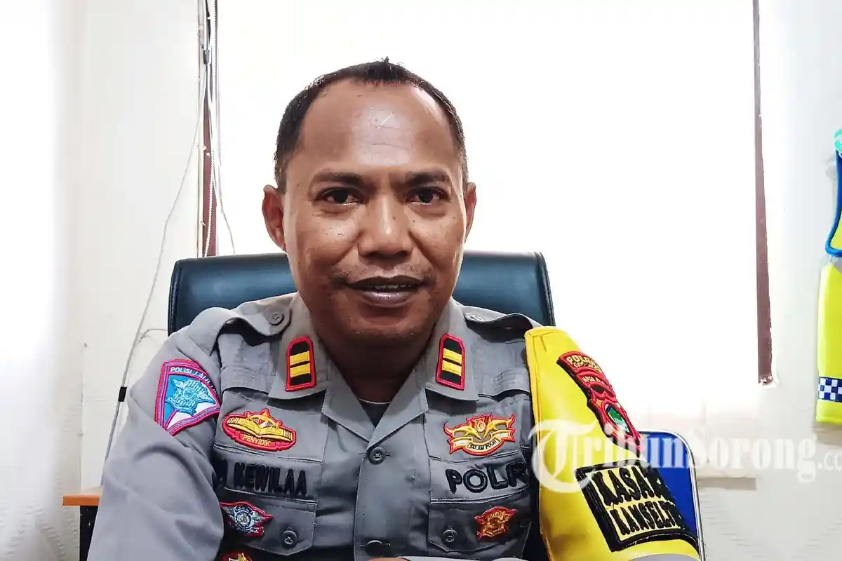 Kasus Laka Lantas di Kabupaten Sorong Meningkat, Kasat Lantas Ungkap Penyebabnya