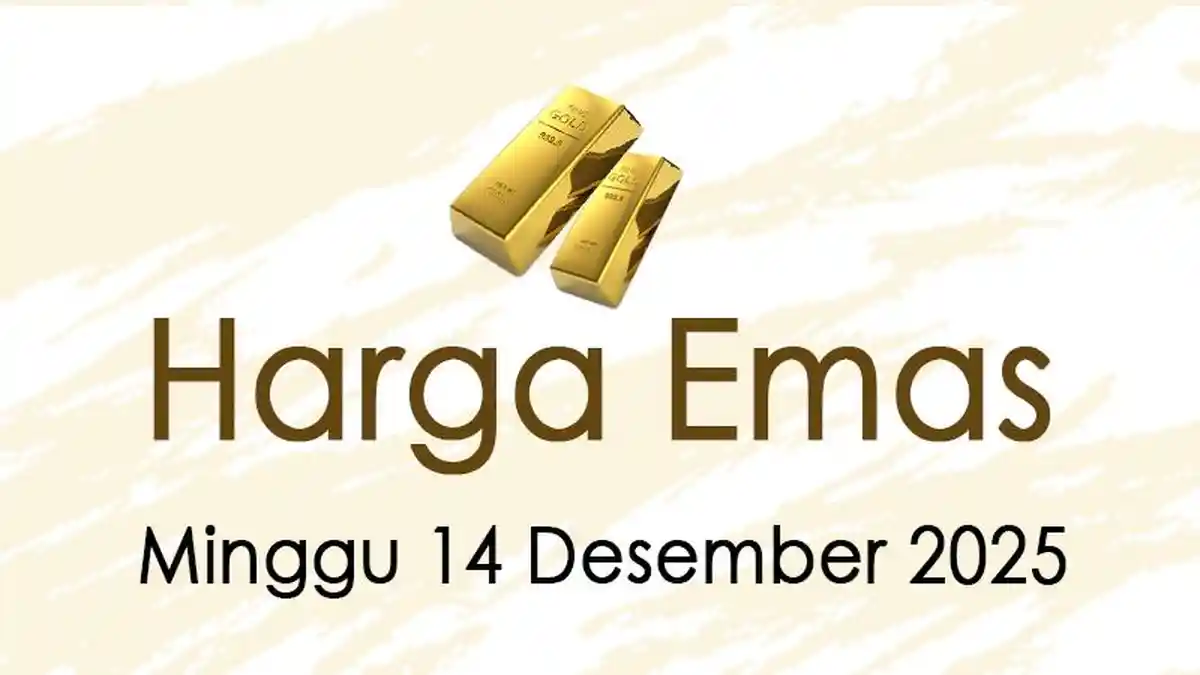 Harga Emas di Pegadaian Minggu 14 Desember 2025, per Gram Dijual Segini