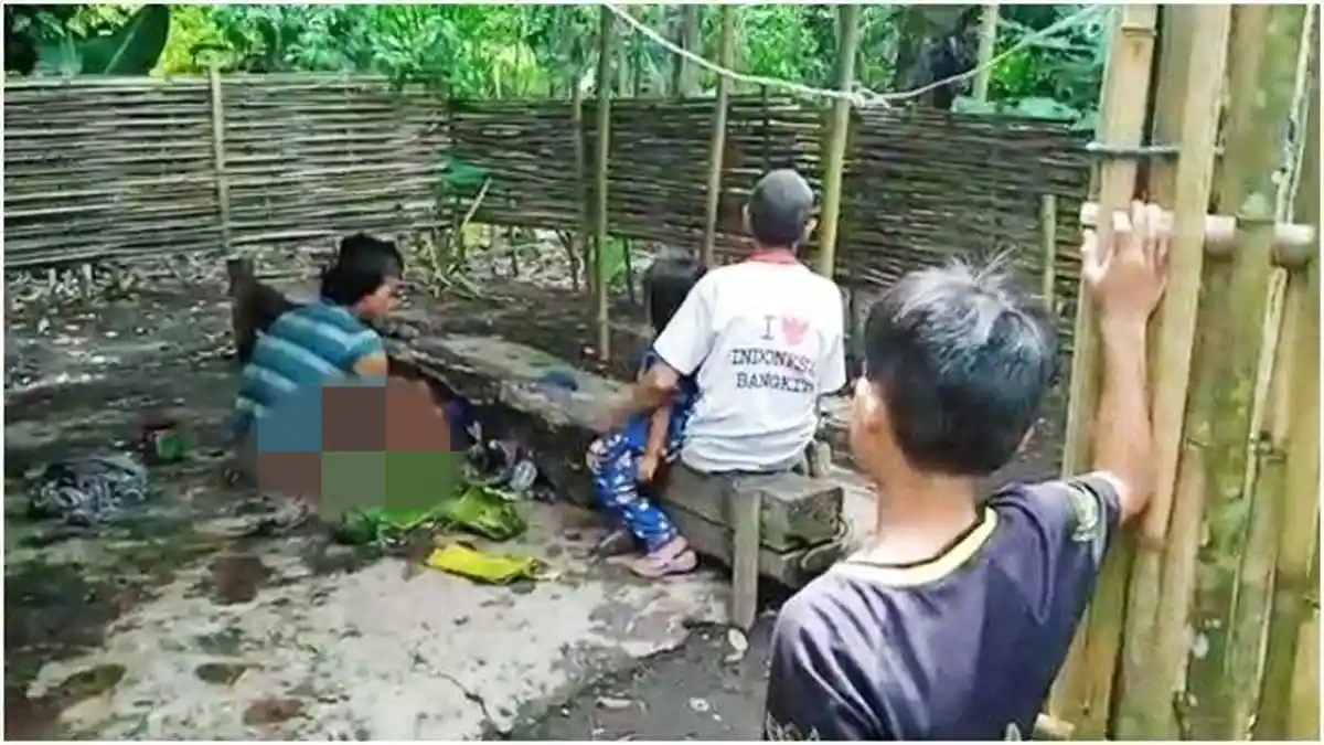 Ditinggal Menikah Kekasih, Pria di Banyuasin Terpaksa Dipasung, Keluarga Pasrah