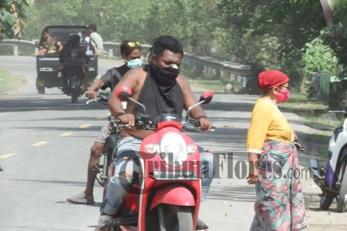 Terdampak Erupsi Gunung Lewotobi Laki-laki, Warga Talibura Sikka Butuh Masker dan Air Minum Bersih 