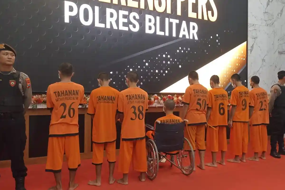 Pencurian Sepeda Motor Dominasi Kejahatan Selama Operasi Sikat Semeru 2025 di Polres Blitar