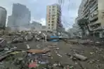 Porak-poranda Beirut Digempur Israel