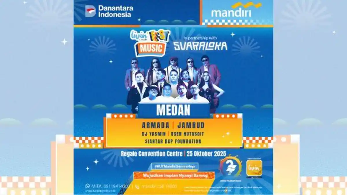 Livin' Fest 2025: Bank Mandiri Dukung UMKM dan Ekonomi Kreatif di Medan