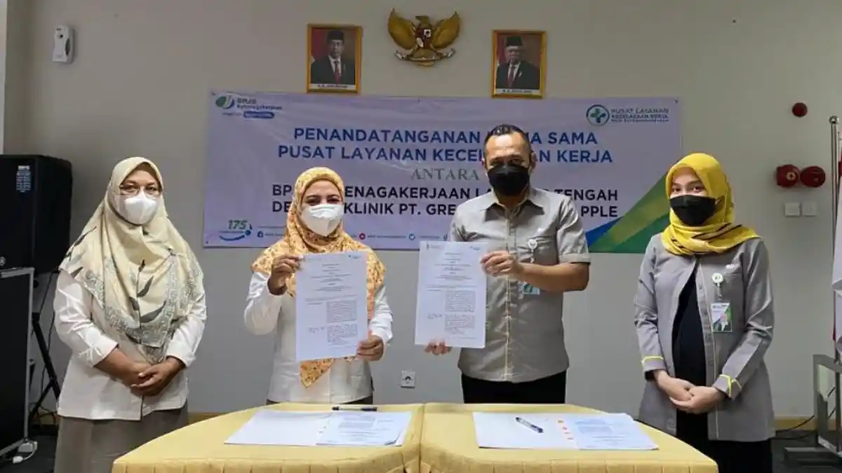 BPJS Ketenagakerjaan Lampung Tengah dan Klinik PT GGP Jalin Kerjasama