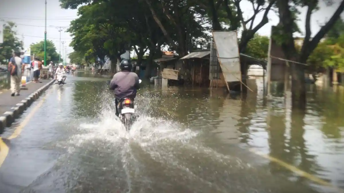 Akses Jalan Pantura Kudus-Demak Masih Lumpuh, Sudah Seminggu Terendam Banjir