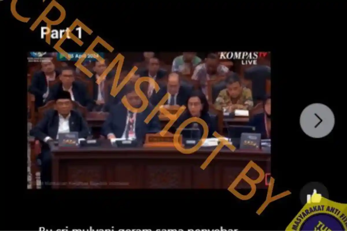 Tidak Benar! di Sidang MK Sri Mulyani Jelaskan Hutang Negara