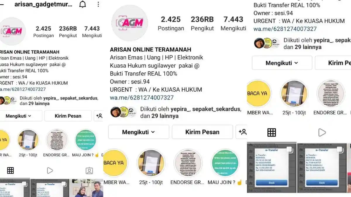 Kasus Arisan Online @arisan_gadgetmurah Lanjut, PH: Hampir Tiap Hari SE Diperiksa Polisi