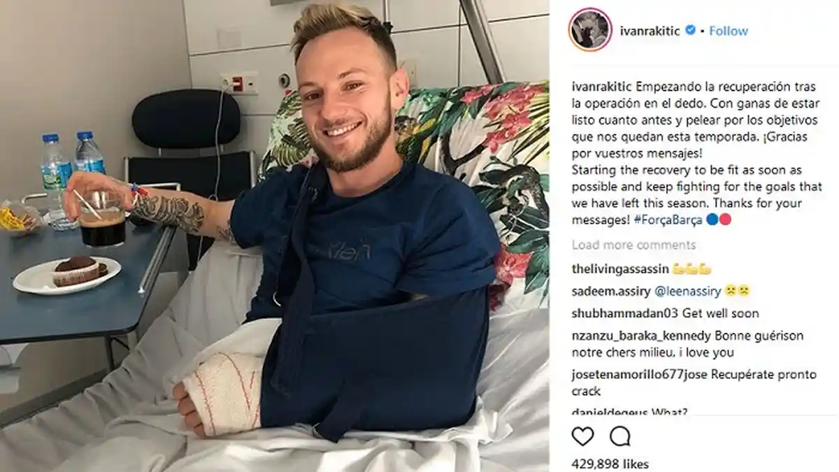 Ivan Rakitic Jalani Operasi karena Patah Tulang Jari