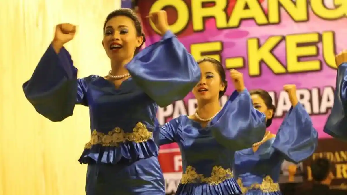 Kisah Tari Jajar Milik Gereja Keuskupan Manado, Dipentaskan Saat Pertemuan Mudika