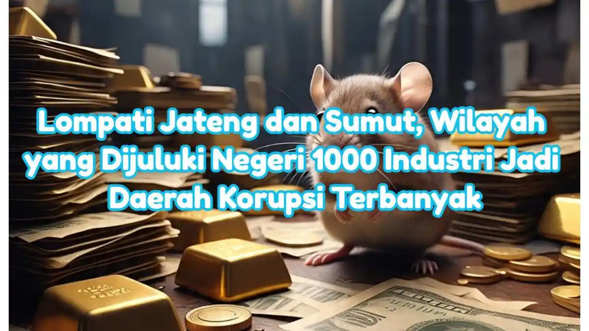Lompati Jateng dan Sumut, Wilayah yang Dijuluki Negeri 1000 Industri Jadi Daerah Korupsi Terbanyak