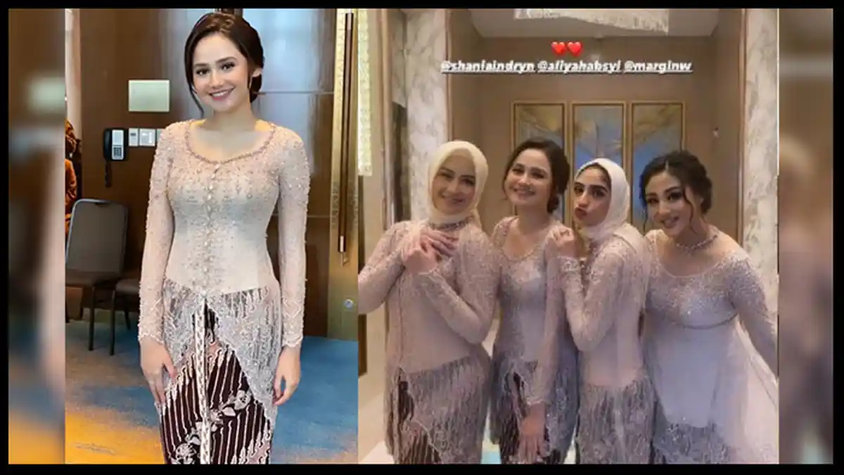 Pesona Syifa Hadju di Pernikahan Rizky Billar dan Lesti Kejora