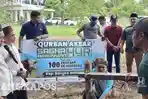 Momentum Iduladha, Arroyyan HYR Indonesia Berbagi Kurban Bersama Tokoh Pejuang Babel