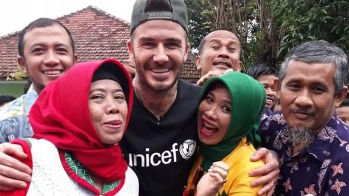 Heboh David Beckham Main Tarkam di SMPN 17 Semarang, Ini Foto-fotonya