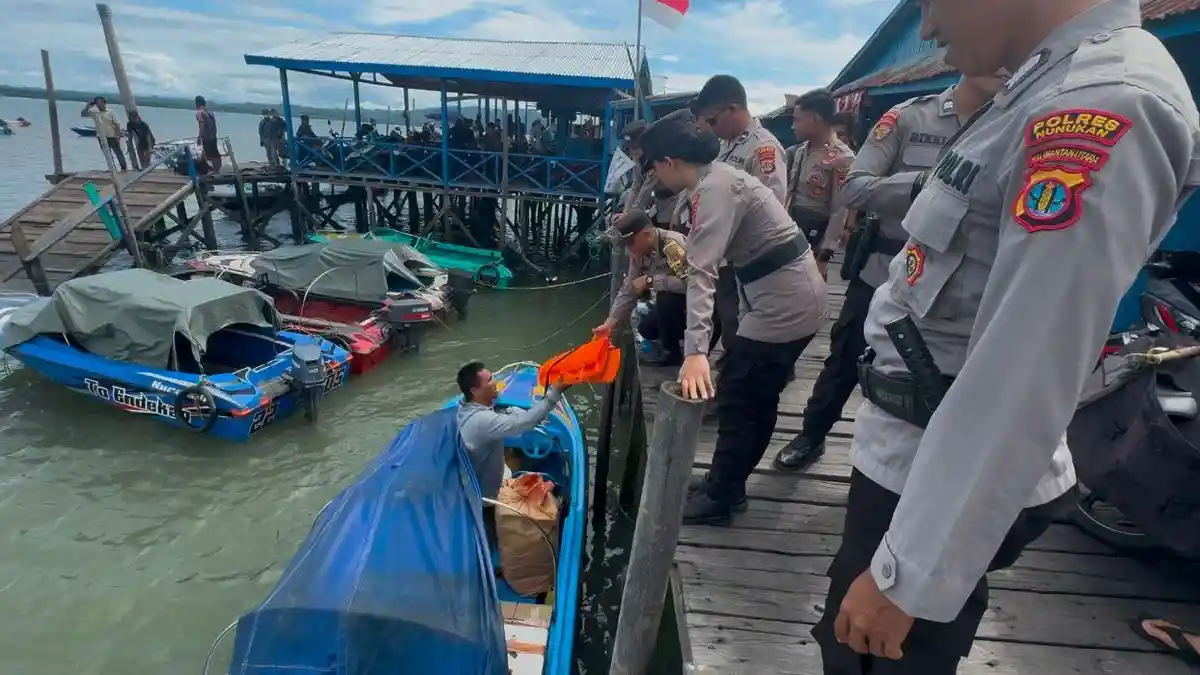Agar Tak Terjadi Kecelakaan, Kapolres Nunukan Minta Motoris Speedboat  Tak Berlayar saat Malam