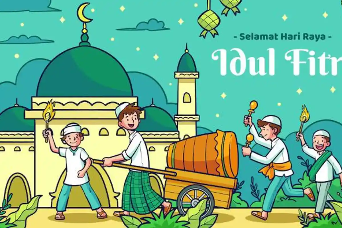 38 Pantun Takbiran Idul Fitri 1446 H / 2025 Jenaka Penuh Makna, Bikin Suasana Meriah dan Berkah