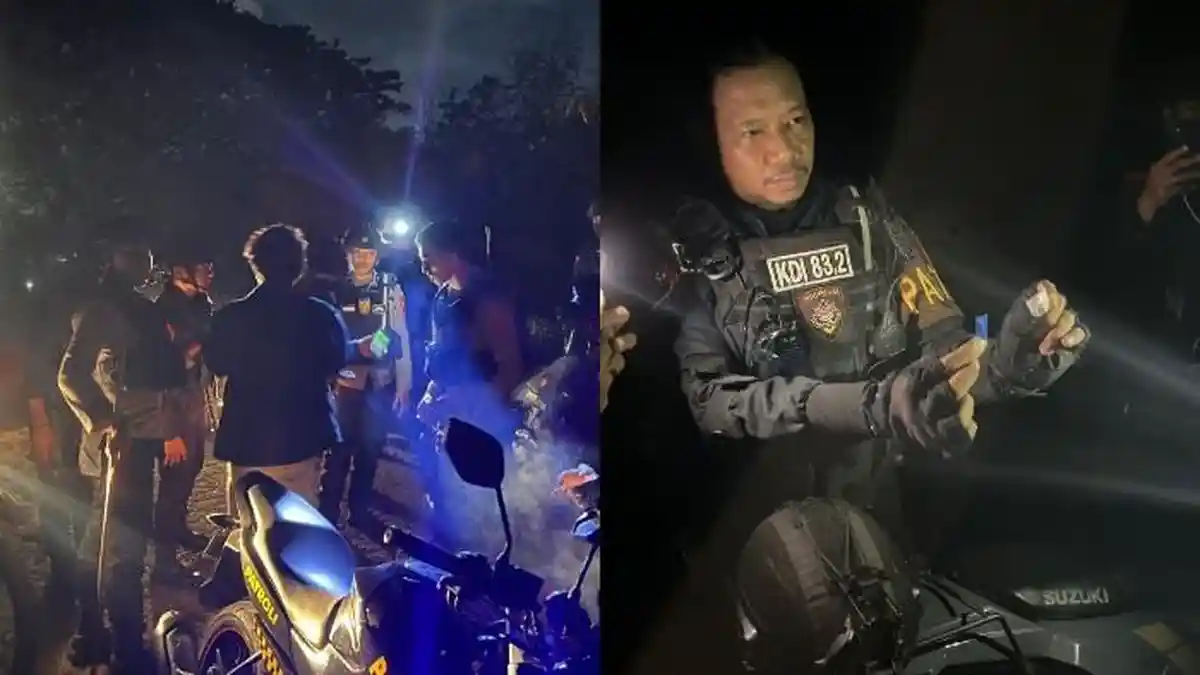 Usai Transaksi Narkoba, 2 Pria Kepergok Kantongi Sabu Tim Patroli Cipta Kondisi Polresta Kendari