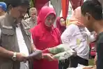 Pemkab Nganjuk Gelar Gerakan Pangan Murah, Bupati Kang Marhaen : Harga Bahan Pokok Terkendali