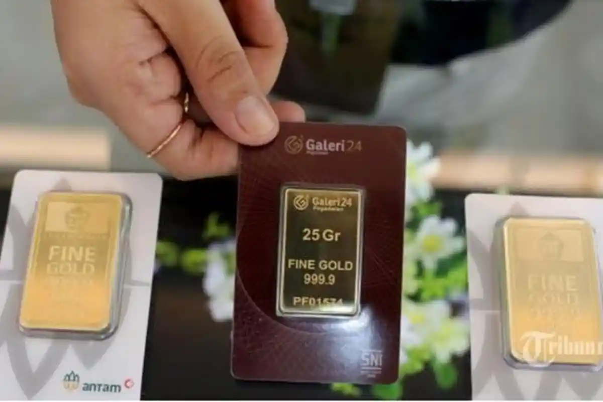 Hari Ini,Kamis 6 November 2025 Harga Emas Pegadaian Anjlok, Antam, Galeri24,UBS Kompak Turun