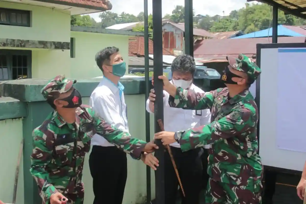 Pembukaan Fasilitas Internet Gratis di Koramil 02DIM/0905 Balikpapan Barat Diserbu Pelajar