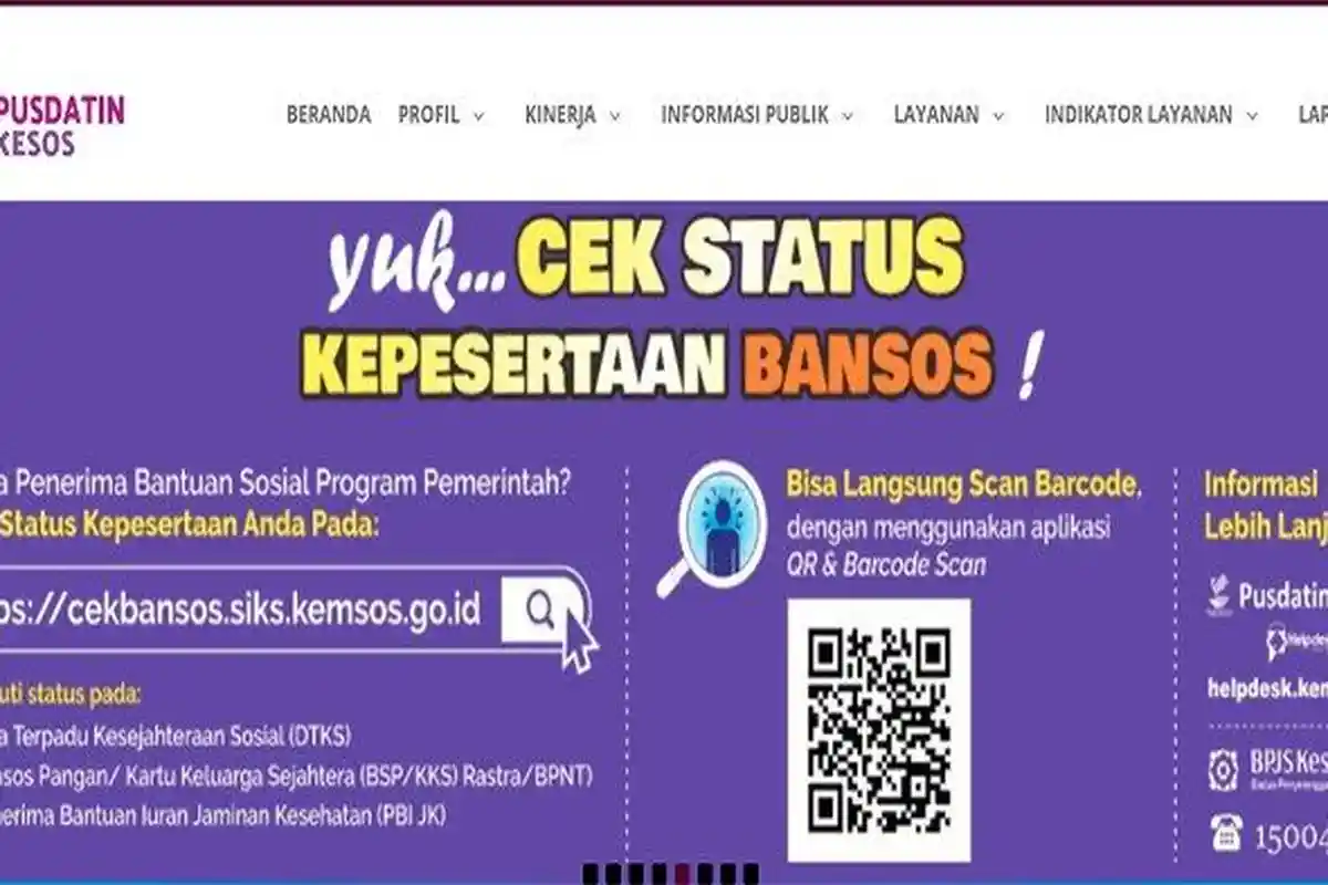 Cara Cek Dapat Bantuan Tunai Rp 600 Ribu dan Bansos Lainnya atau Tidak, cekbansos.siks.kemsos.go.id