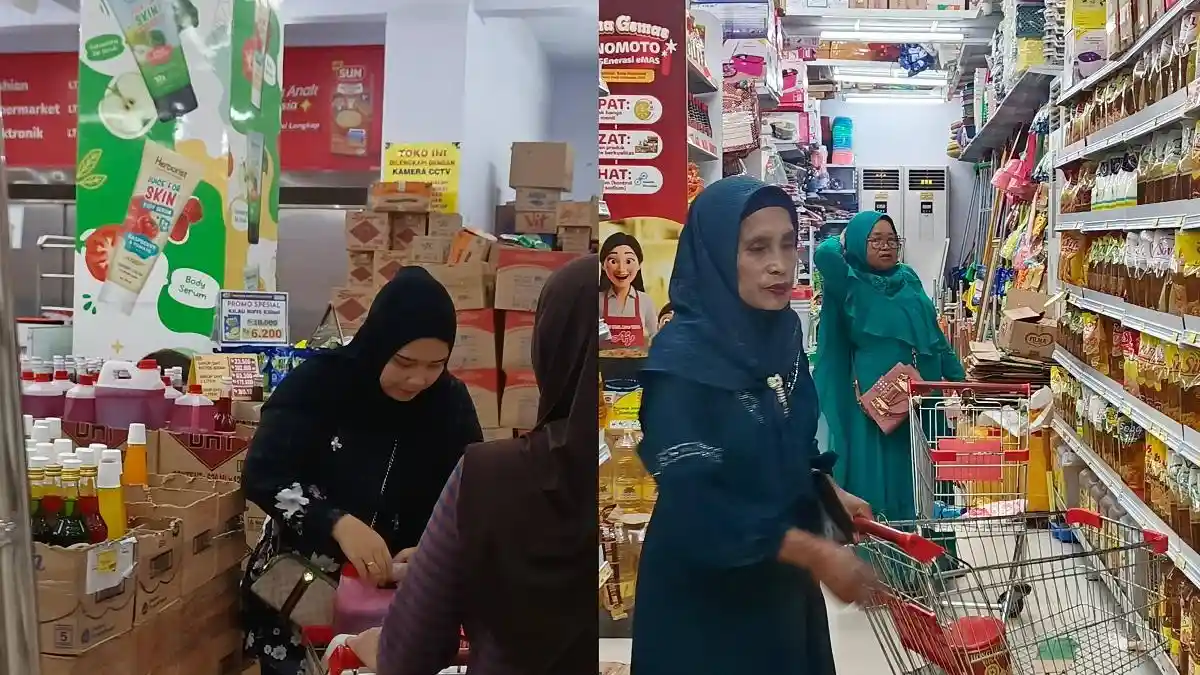 Emak-emak Mulai Borong Sirup Hingga Bumbu dan Perlengkapan Dapur Jelang Ramadan