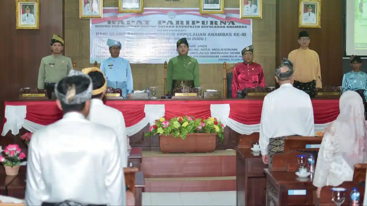 Nuansa Melayu Kental Warnai Paripurna Hari Jadi ke-18 Kabupaten Kepulauan Anambas - Tribunbatam.id