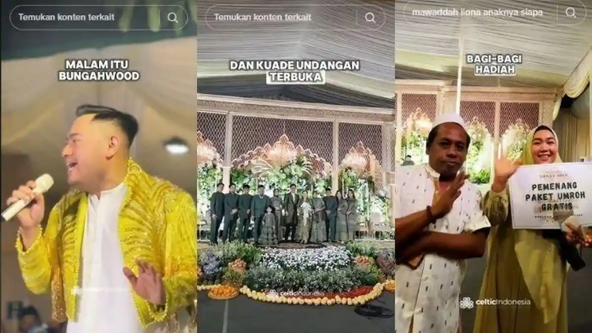 Profesi Mentereng Ilona dan Adam Pengantin Viral Hadiahi Tamu 13 Paket Umrah, Souvenir Paket Sembako