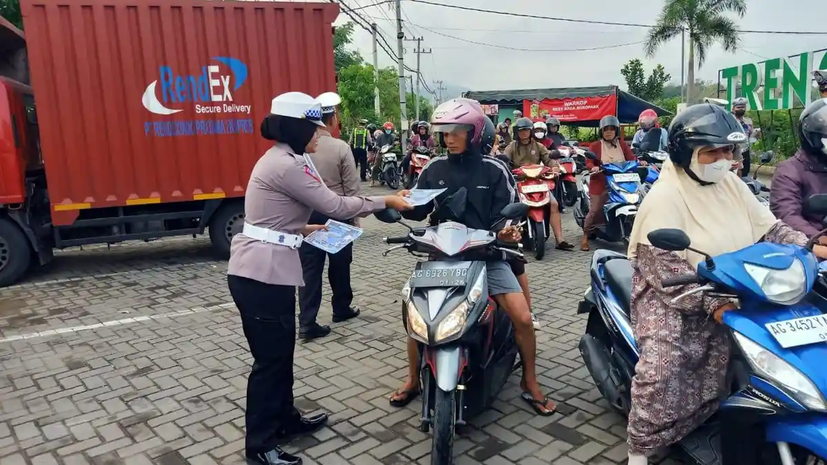 Selama Operasi Zebra Semeru 2024 di Kediri, Pelanggaran Lalu Lintas dan Kecelakaan Turun 57 Persen