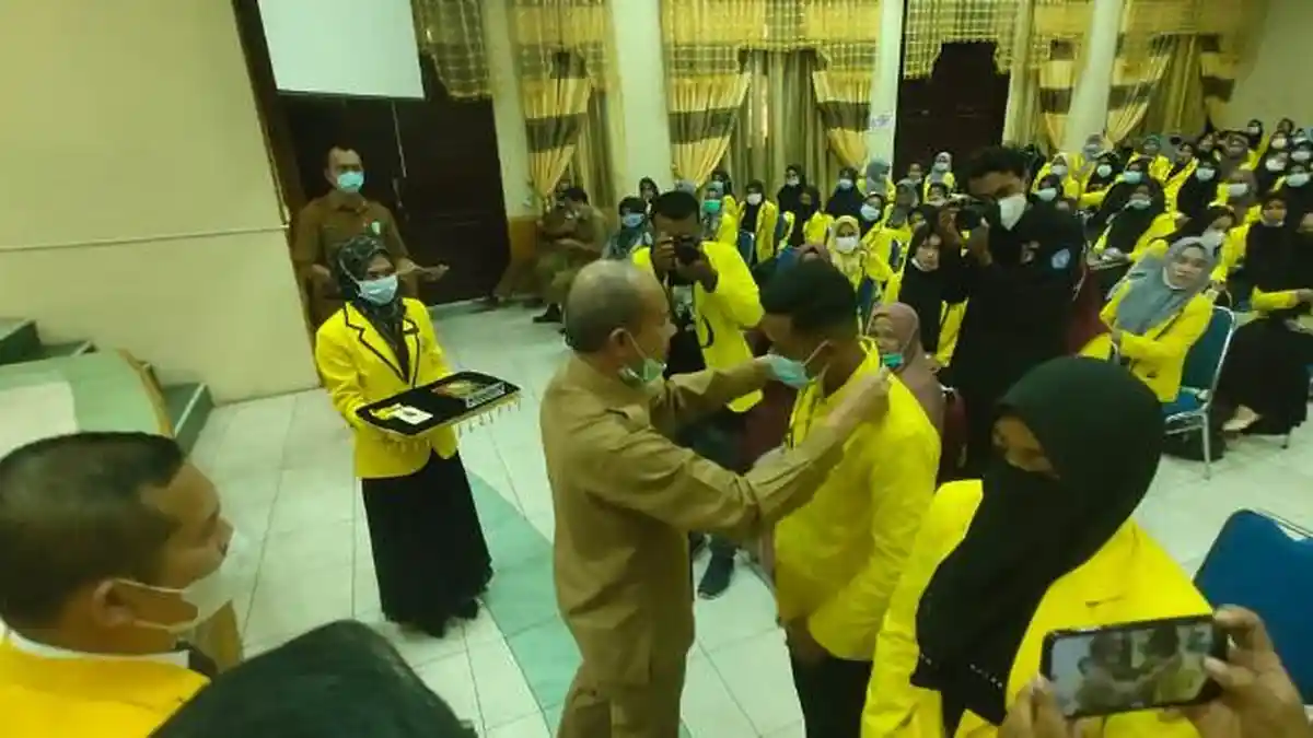 Mahasiswa USCND Langsa KPM di Tenggulun dan Tamiang Hulu, Diserahkan Rektor & Diterima Bupati Mursil