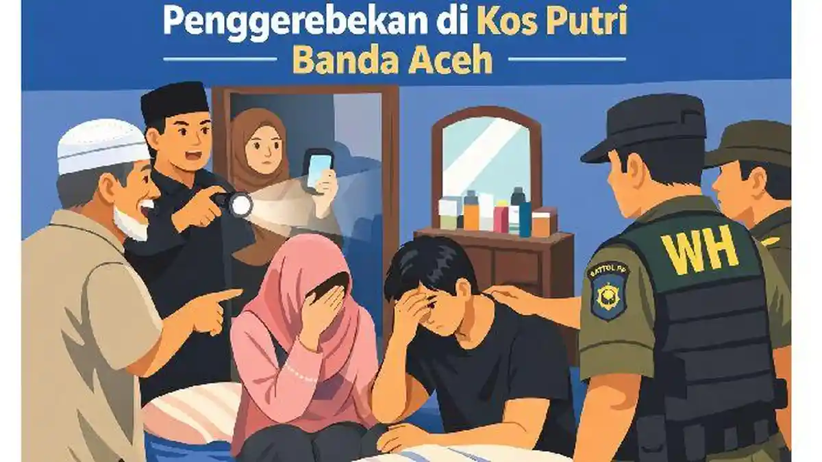 Warga Syiah Kuala Gerebek Pasangan Nonmahram di Kos Putri Banda Aceh