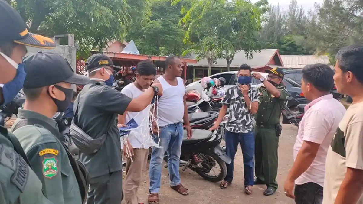 Satpol PP Aceh Besar Razia Obyek Wisata, 30 Warga Terjaring, Ini Penjelasan Kasatpol PP dan WH