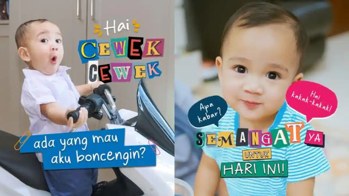 Tercipung-cipung, Postingan Instagram Baru Rayyanza Buat Meleyot Warganet Saking Gemasnya