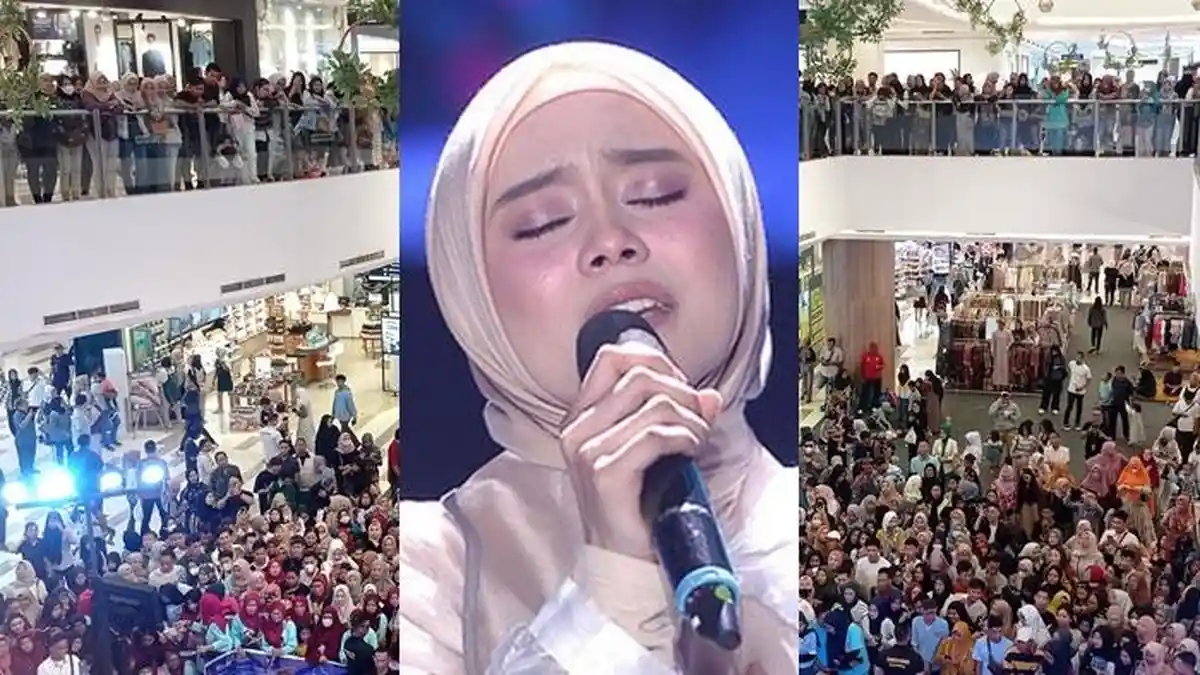 Antusias Penggemar Lesti Kejora di Palembang, Rela Berdiri Berjam-jam demi Bisa Bertemu sang Idola