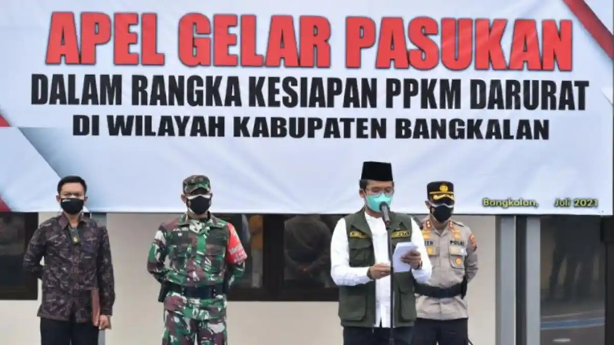 Bangkalan Terapkan PPKM Darurat, Bupati Ra Latif: Ini Tugas Berat Tetapi Kita Harus Bijaksana